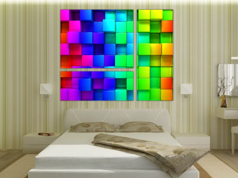 Кубики рубики | Спальная комната