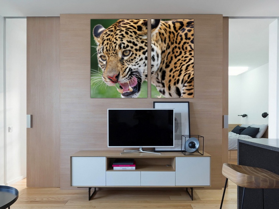 Грозный леопард | Гостинная комната