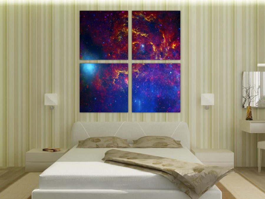 Столкновение галактик | Спальная комната