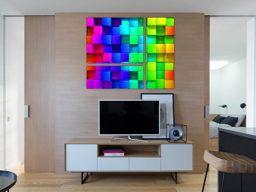 Кубики рубики | Гостинная комната