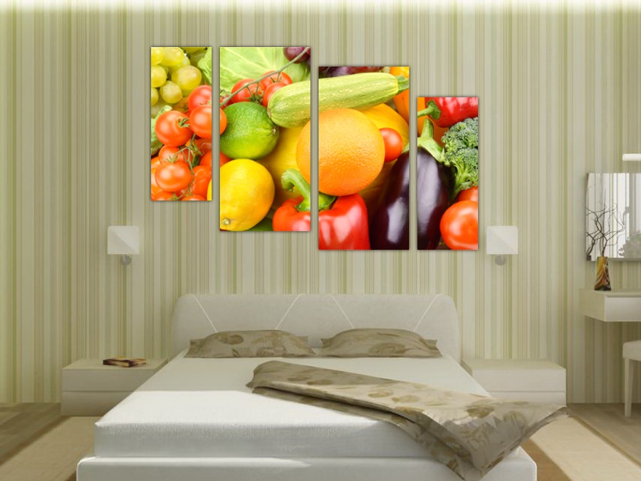 Овощи и фрукты | Спальная комната