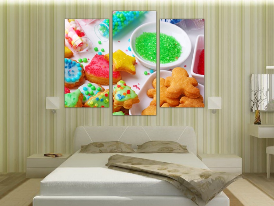 Разноцветные сладости | Спальная комната