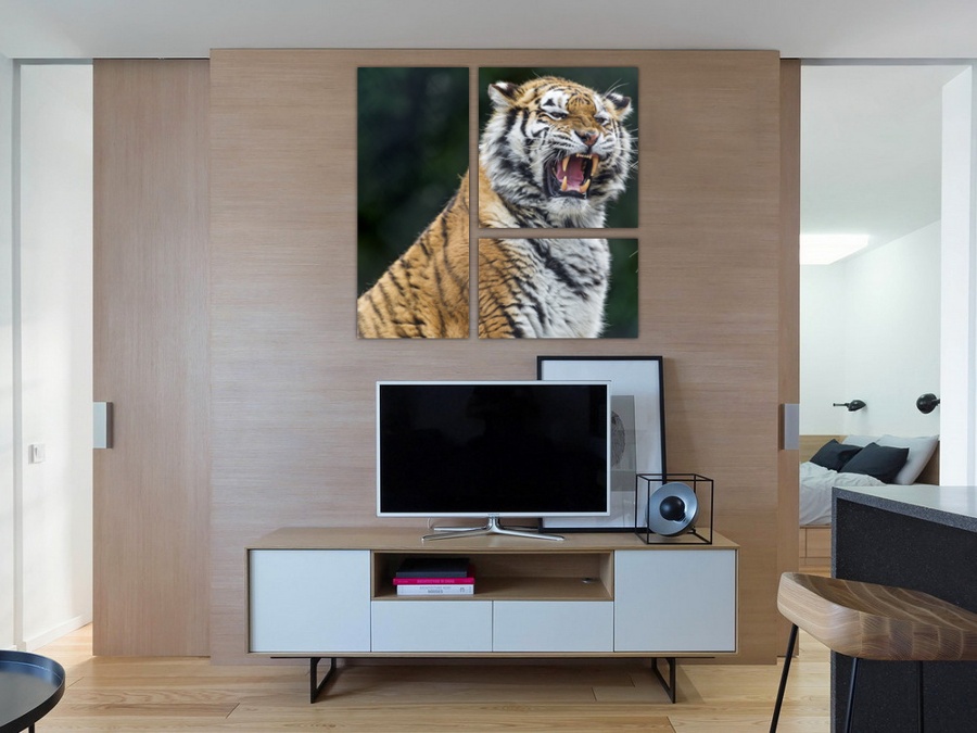 Спор тигров | Гостинная комната