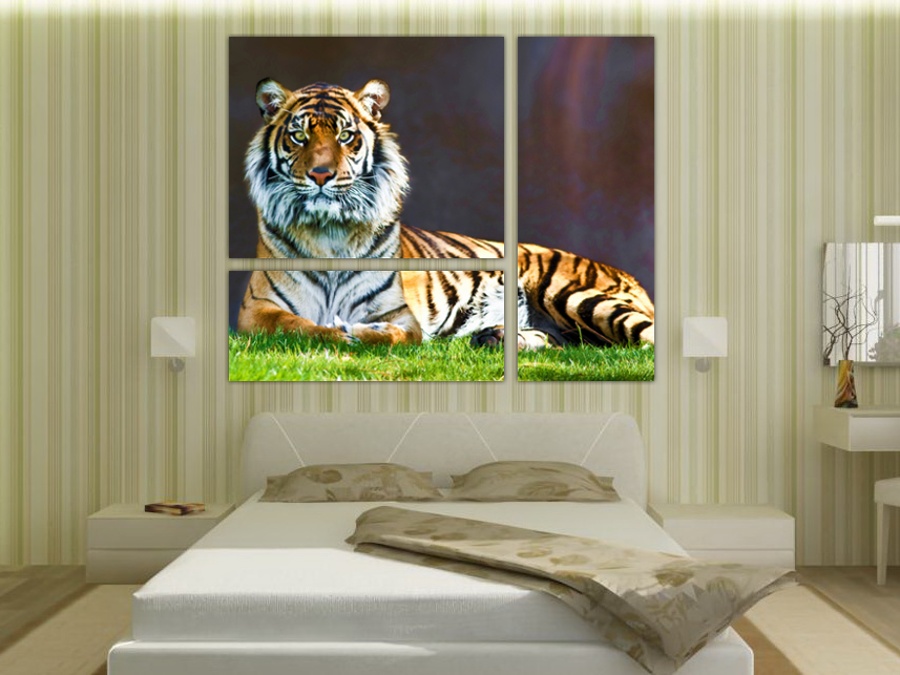 Статный тигр | Спальная комната