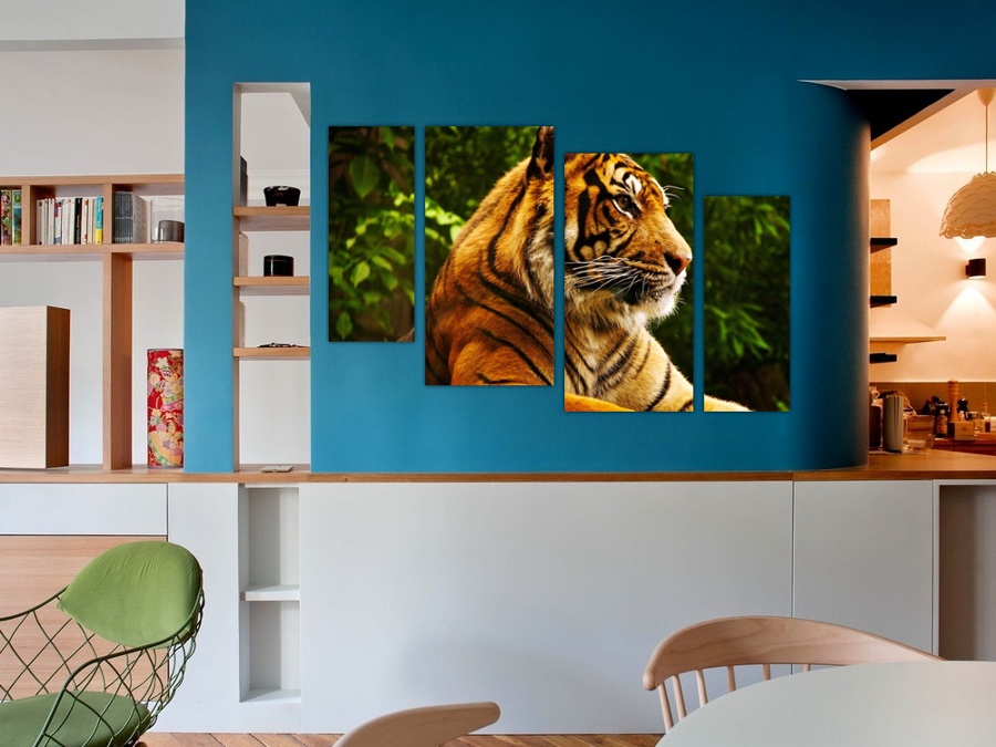 Тигр в джунглях | Детская комната