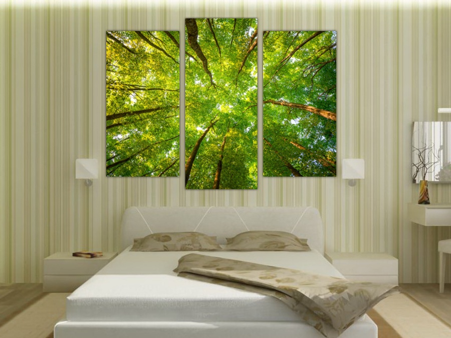 Кроны деревьев | Спальная комната