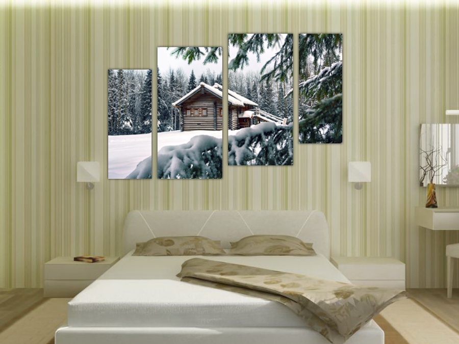 Лесной домик | Спальная комната