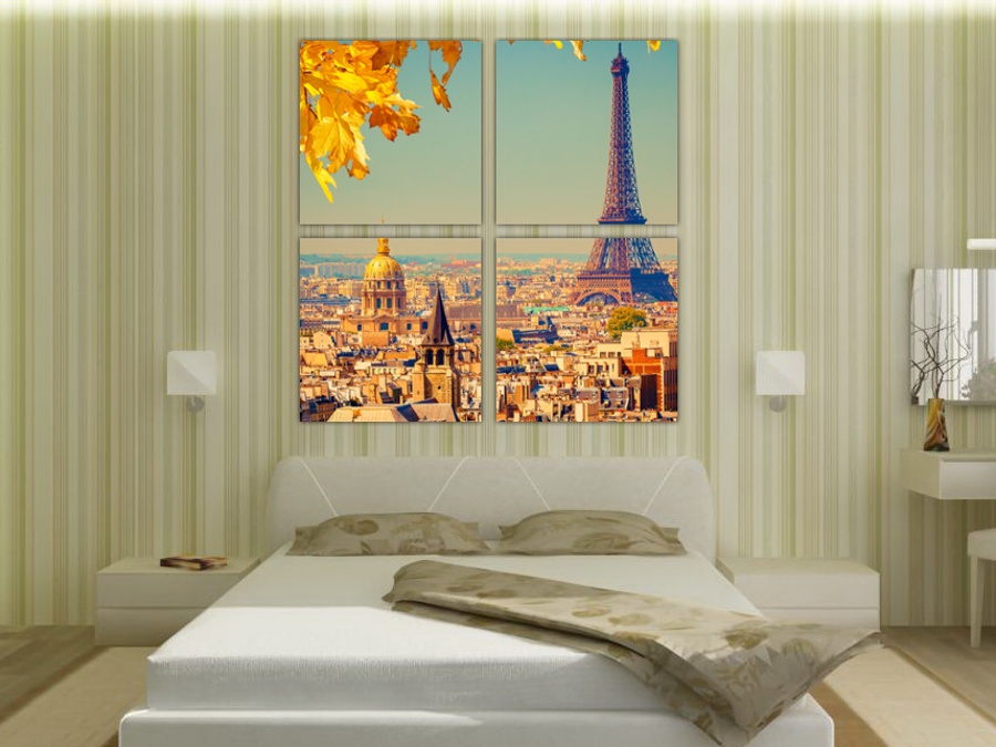 Осень в Париже | Спальная комната