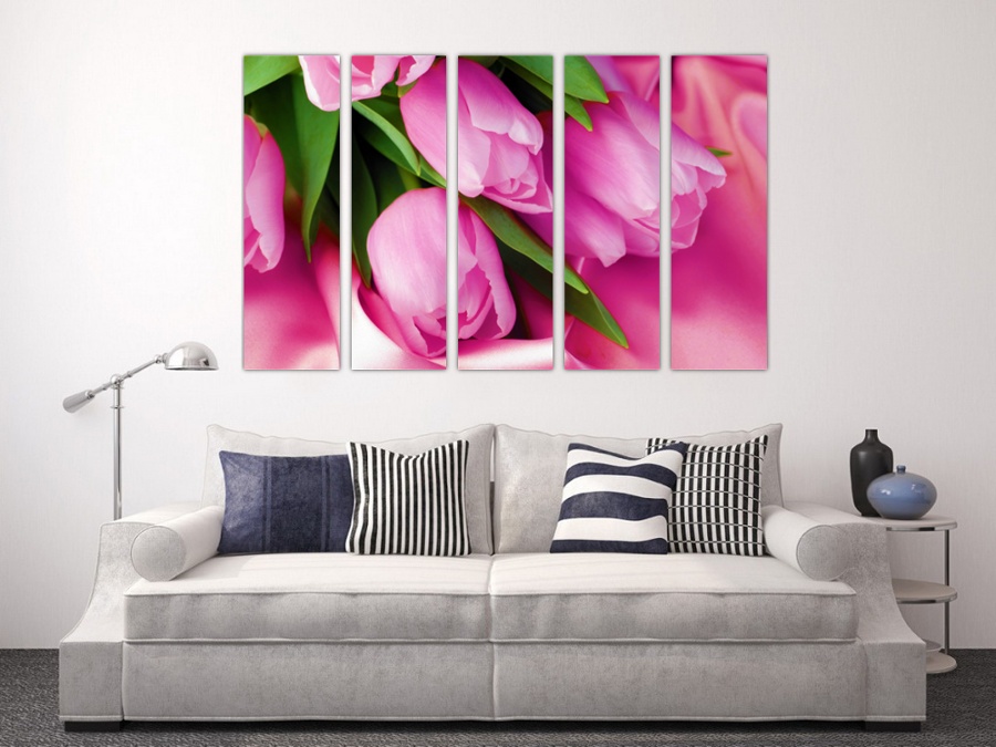 Розовые тюльпаны | Коридор